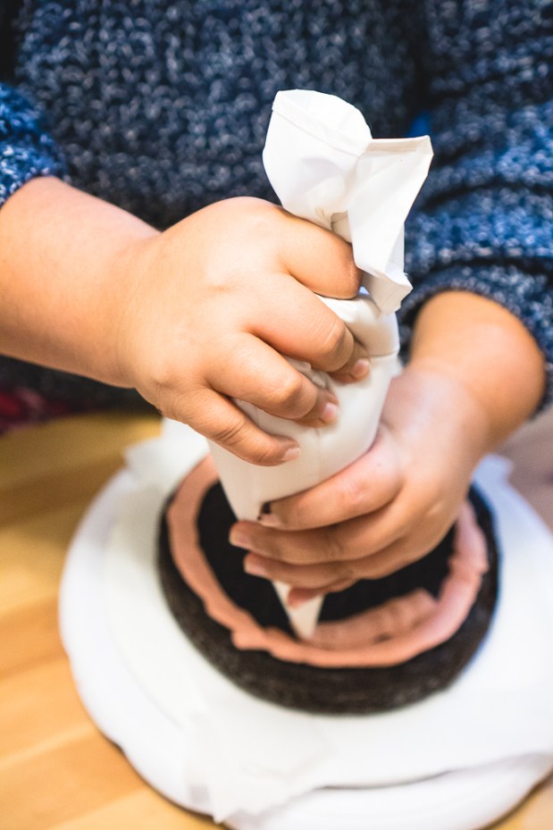 Vegan Harry Potter birthday cake-7