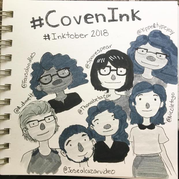 Inktober Coven Ink Favs Doodles